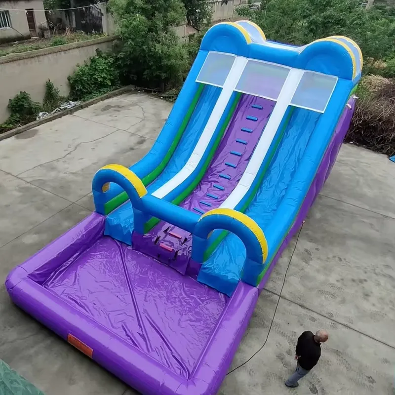 Kids Outdoor Obstacle Course Equipment - Mobile Inflatable Water Obstacle Course Outdoor
