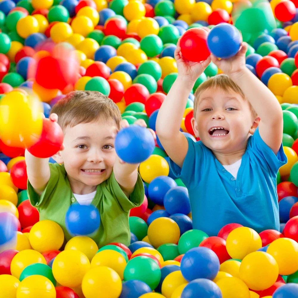 Kids Outdoor Grill - Eco-Friendly Colorful Ball Soft Plastic Pool
