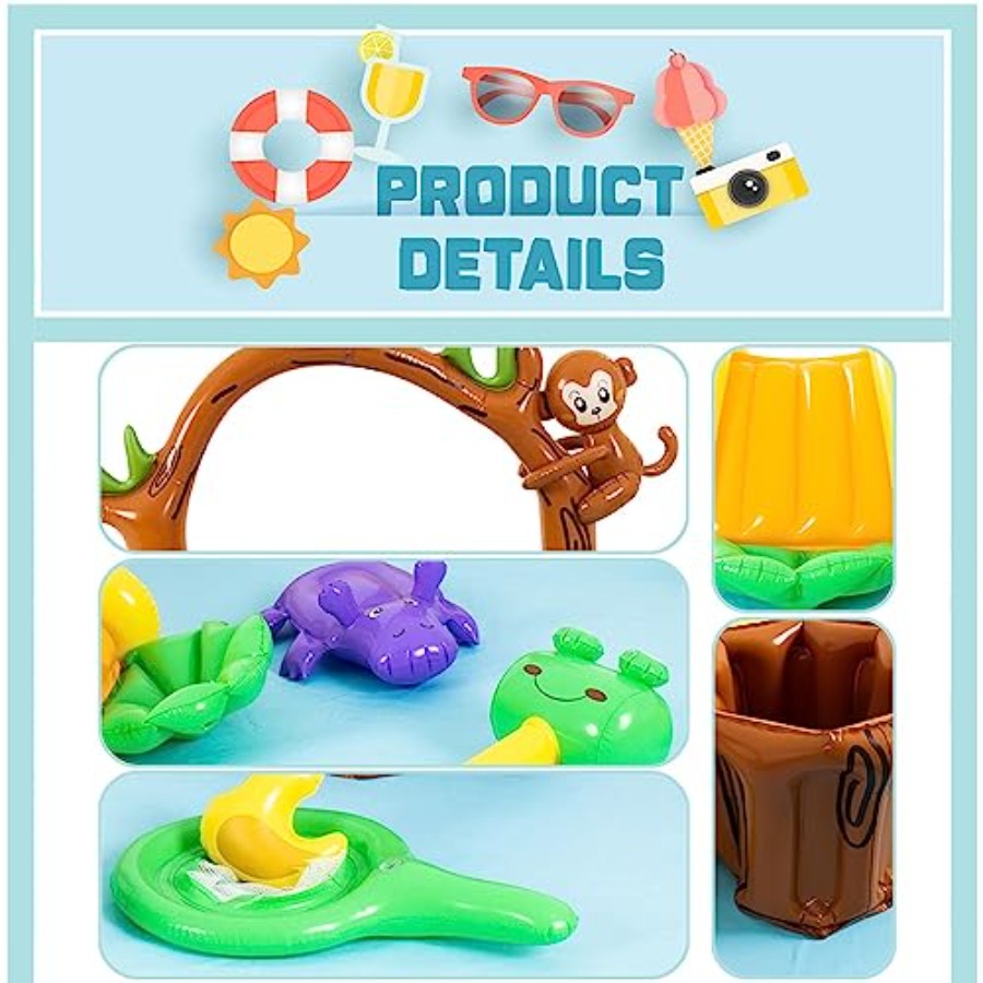 Outdoor inflatable jungle anim - đánh giá và giá Kids Outdoor Garden