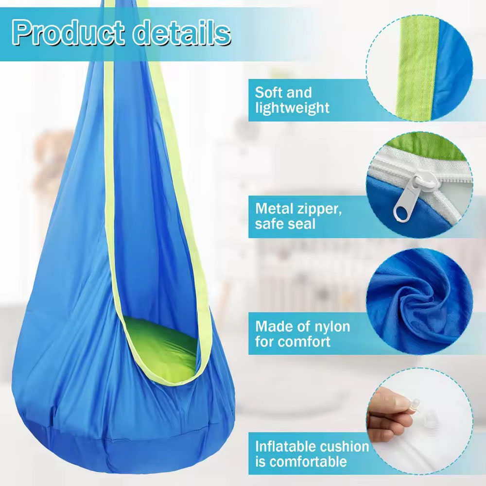 Kids Pod Swing Seat Nylon Hang - đánh giá và giá Kids Outdoor Swing