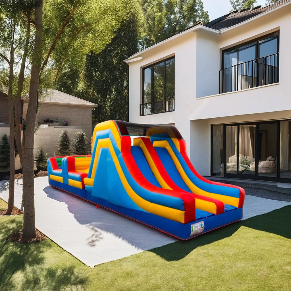 Giant Commercial Inflatable Bo - đánh giá và giá Kids Outdoor Obstacle Course Equipment
