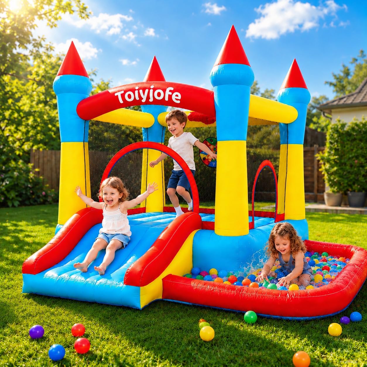 Bounce House for Kids 3-6, Tod - đánh giá và giá Kids Outdoor Jumping Castle