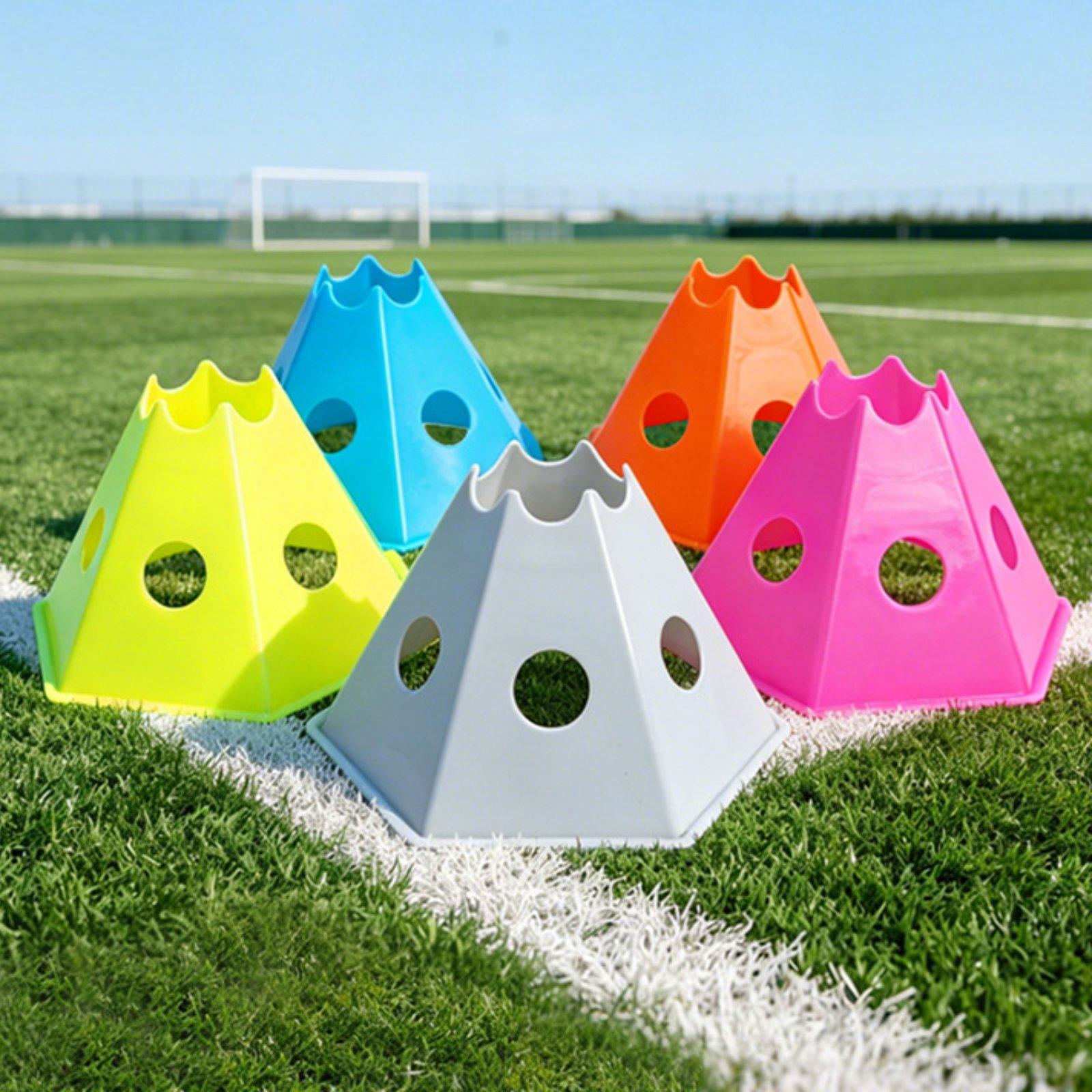 5x Soccer Cones for Training w - đánh giá và giá Kids Outdoor Obstacle Course Equipment