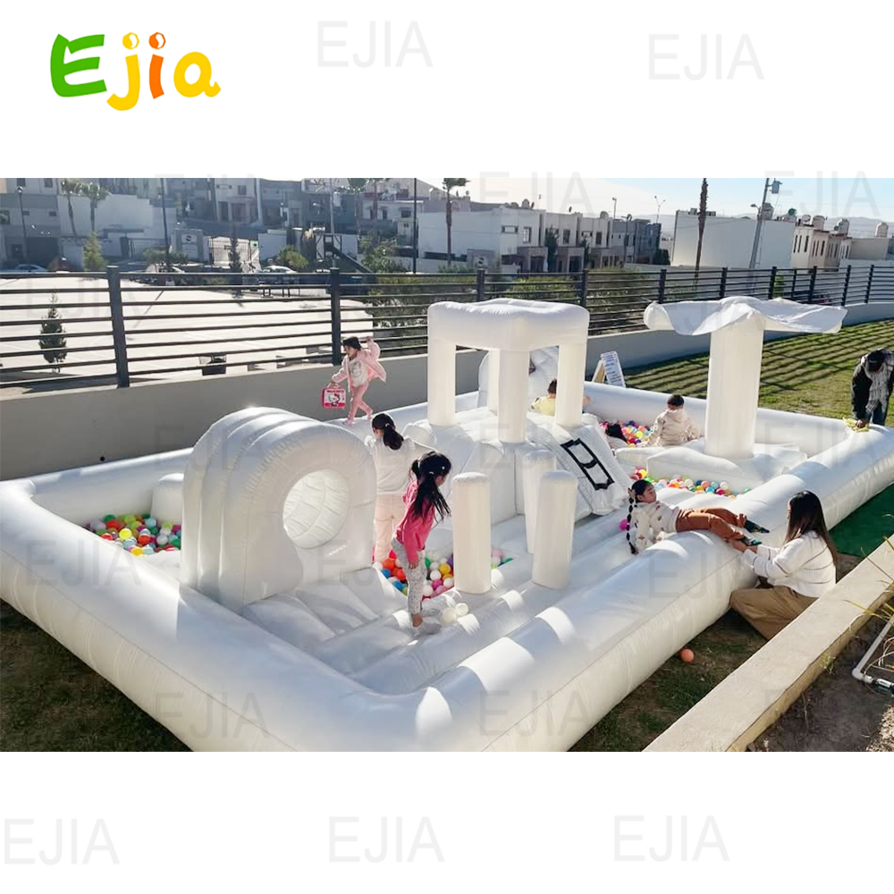 Inflatable Bouncer Water Slide - đánh giá và giá Kids Outdoor Obstacle Course Equipment