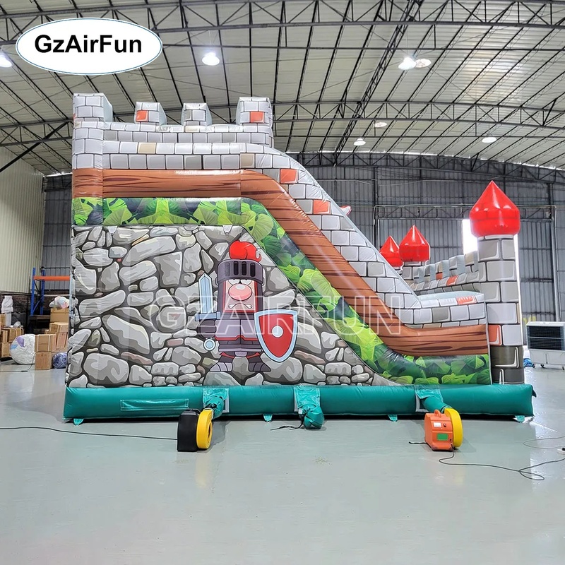Commercial PVC Knight Castle I - đánh giá và giá Kids Outdoor Obstacle Course Equipment
