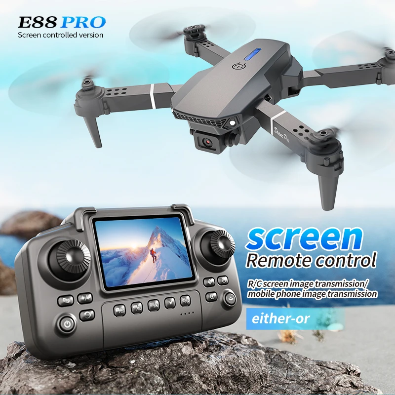 Professional E88 PRO Drone wit - đánh giá và giá Kids Outdoor Entertainment