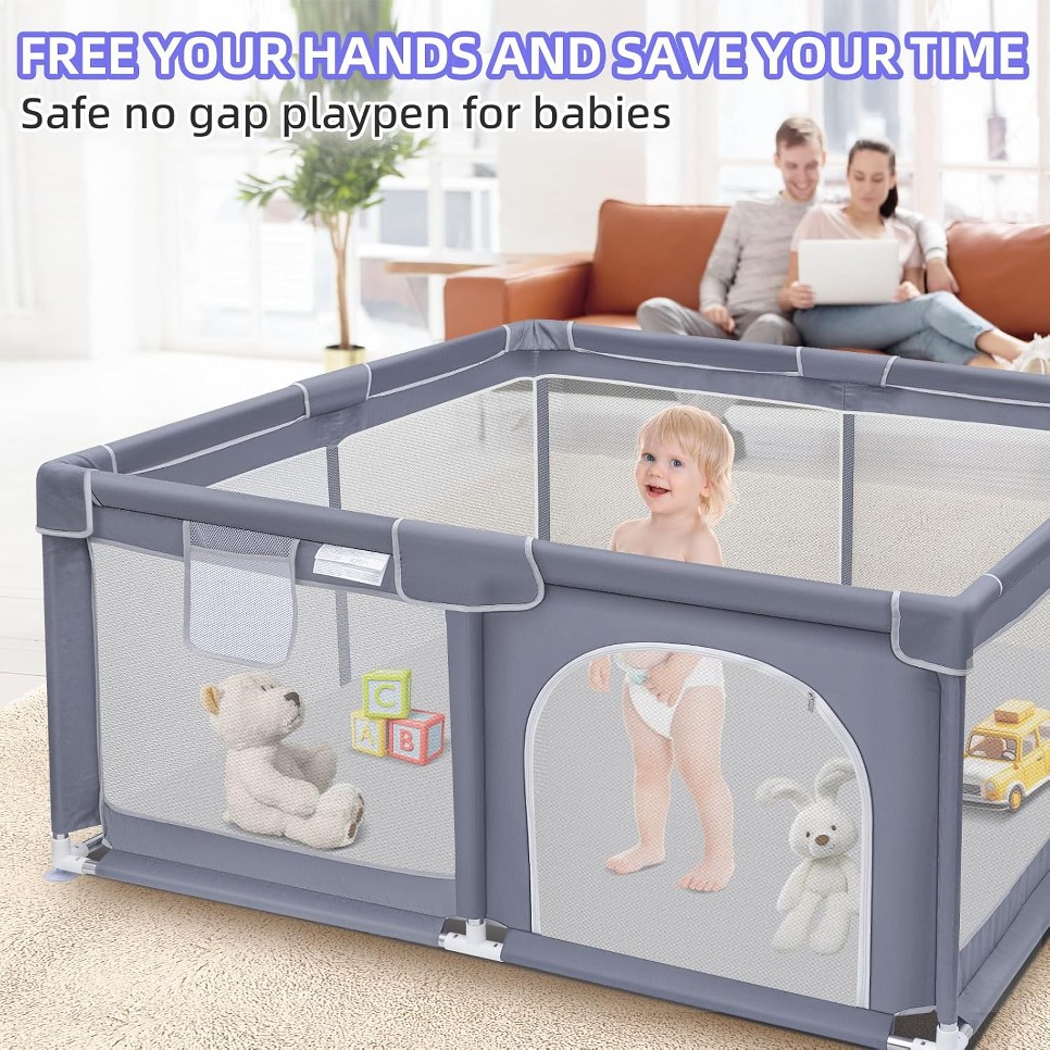 Baby Playpen, Extra Large Play - đánh giá và giá Kids Outdoor Play Area