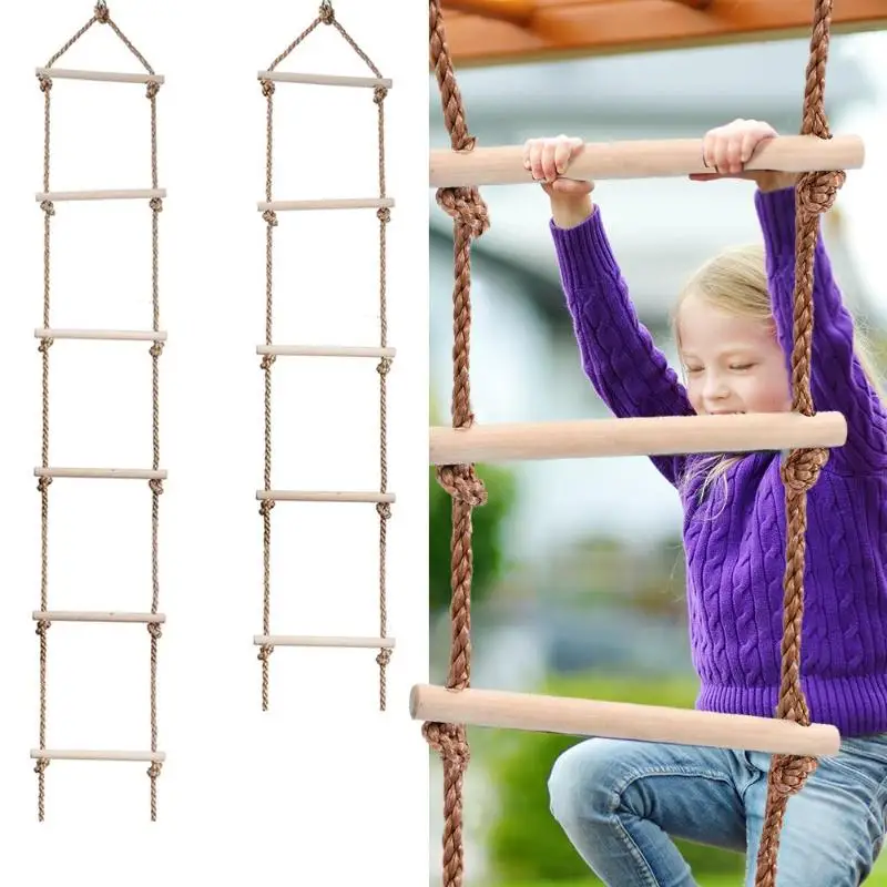 Kids Wooden Ladder Outdoor Act - đánh giá và giá Kids Outdoor Swing