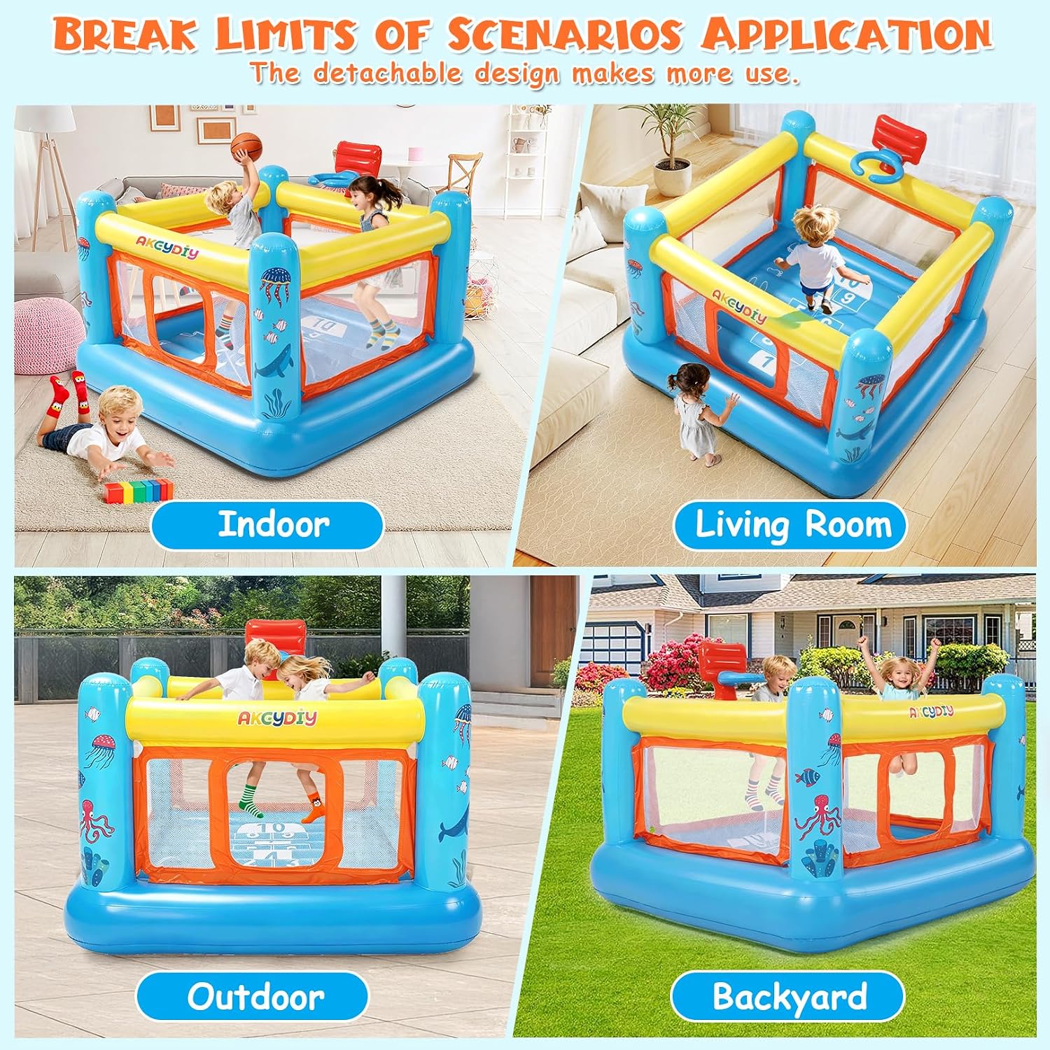 Bounce House, PVC Inflatable B - đánh giá và giá Kids Outdoor Jumping Castle