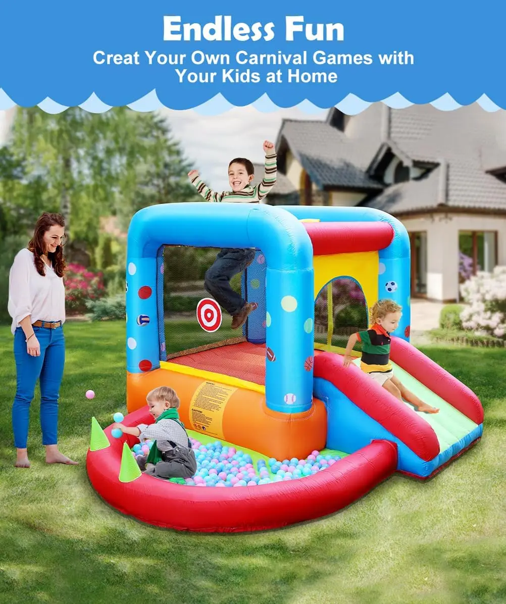 Step4Fun Inflatable Bounce Hou - đánh giá và giá Kids Outdoor Jumping Castle