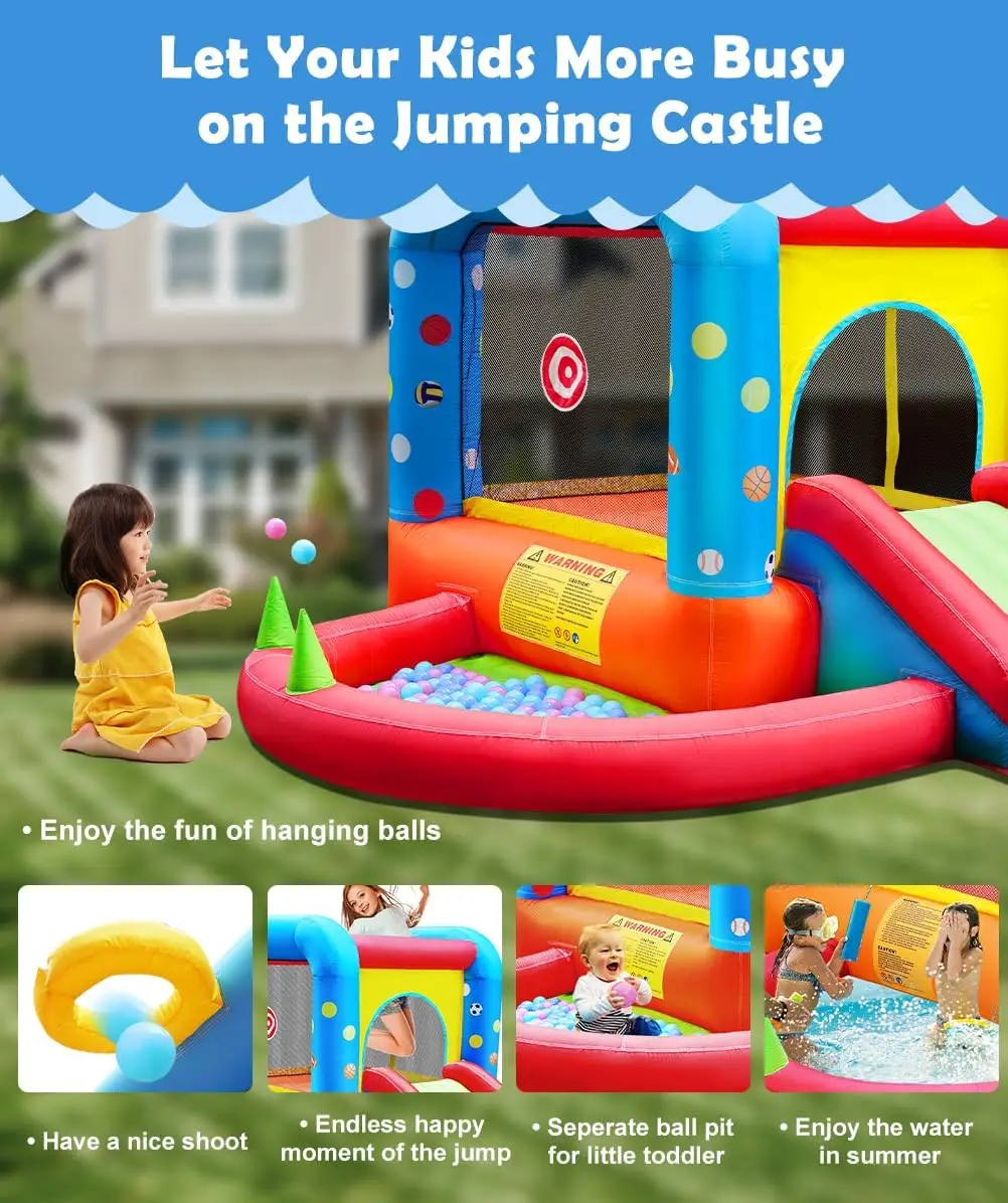 Step4Fun Inflatable Bounce Hou - đánh giá và giá Kids Outdoor Jumping Castle