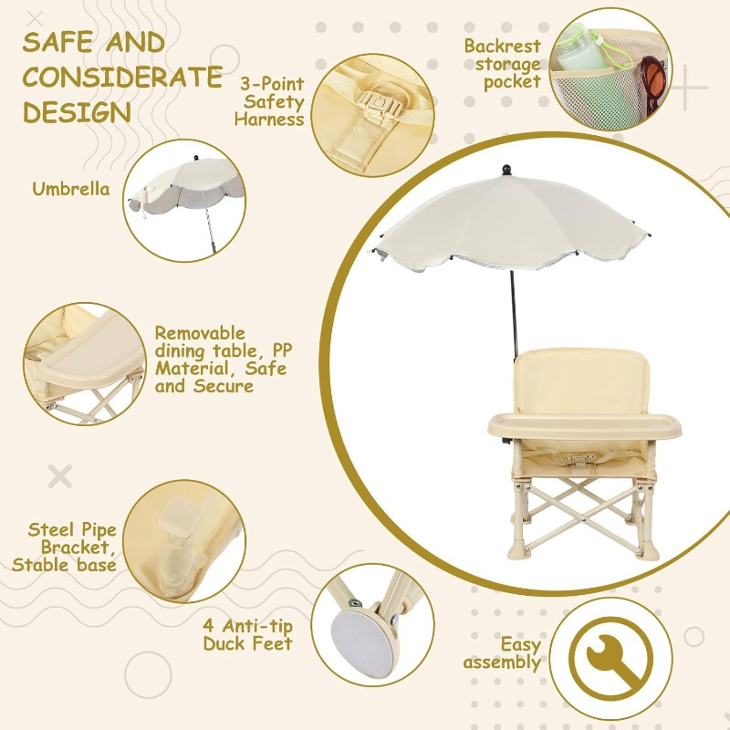 Baby Outdoor Beach Chair with  - đánh giá và giá Kids Outdoor Table And Chairs
