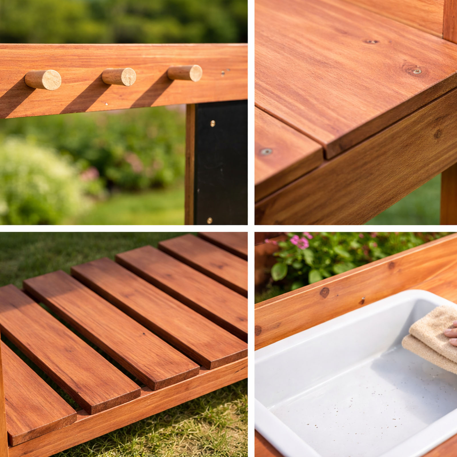 Wooden Potting Benches For Chi - đánh giá và giá Kids Outdoor Garden