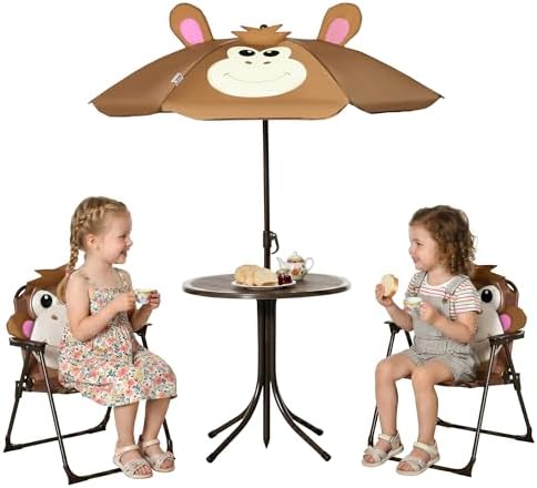 Kids Table and Chair Set Picni - đánh giá và giá Kids Outdoor Table With Umbrella