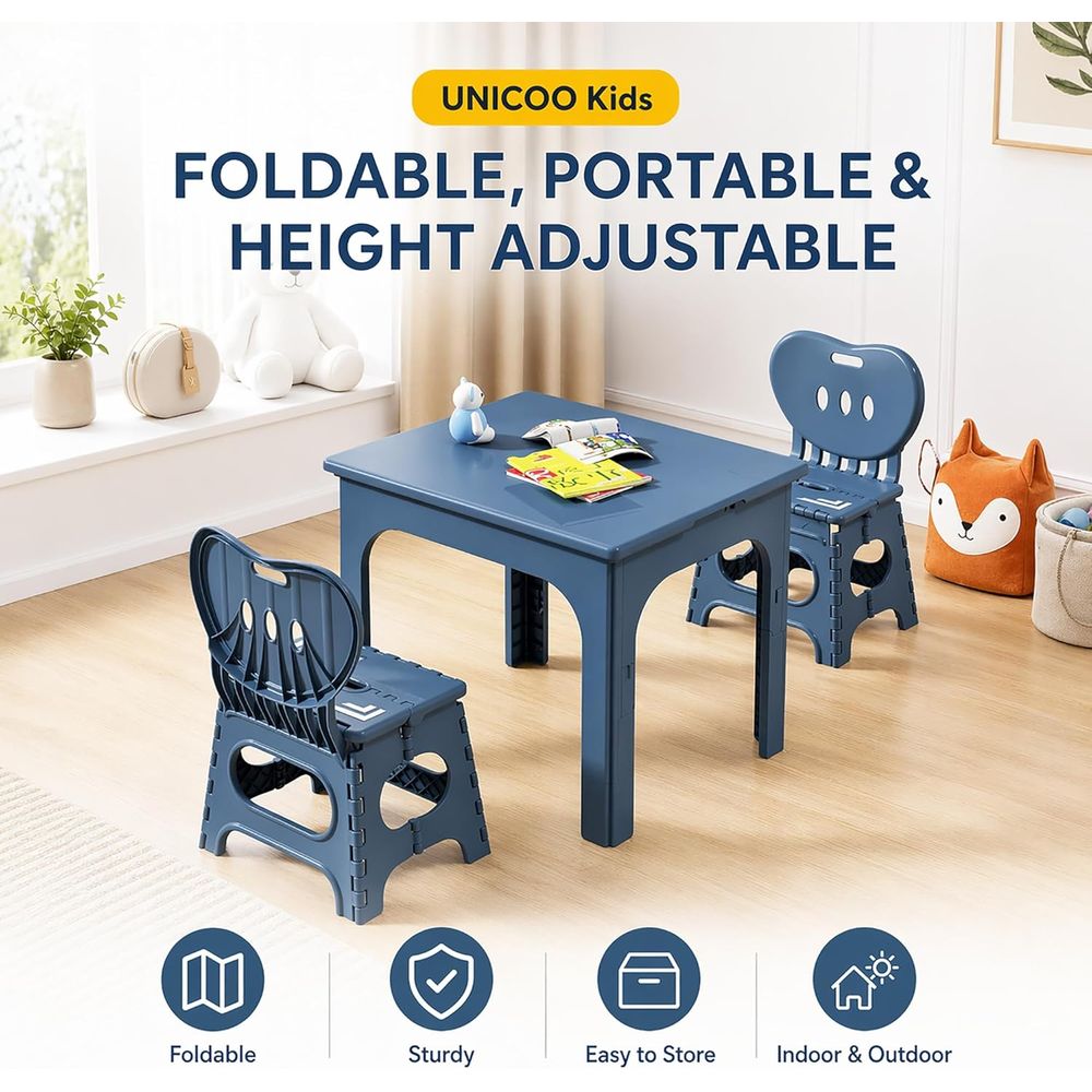 oldable Table and Chair Set, H - đánh giá và giá Kids Outdoor Table And Chairs