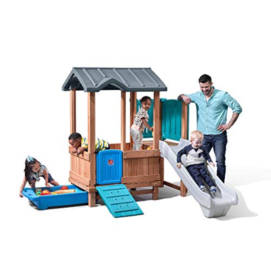 Woodland Adventure Playhouse & - đánh giá và giá Kids Outdoor Swing