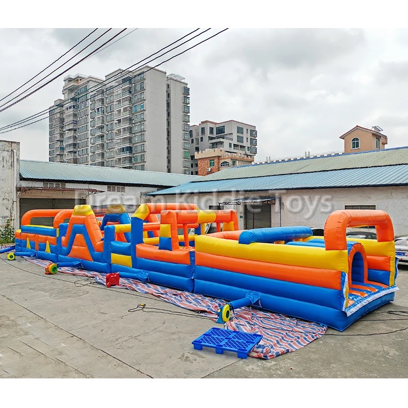 Giant PVC Inflatable Obstacle  - đánh giá và giá Kids Outdoor Obstacle Course Equipment