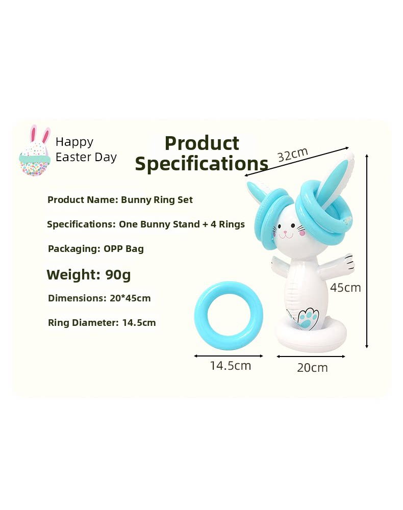 Easter Inflatable Bunny Ring T - đánh giá và giá Kids Outdoor Games For Party