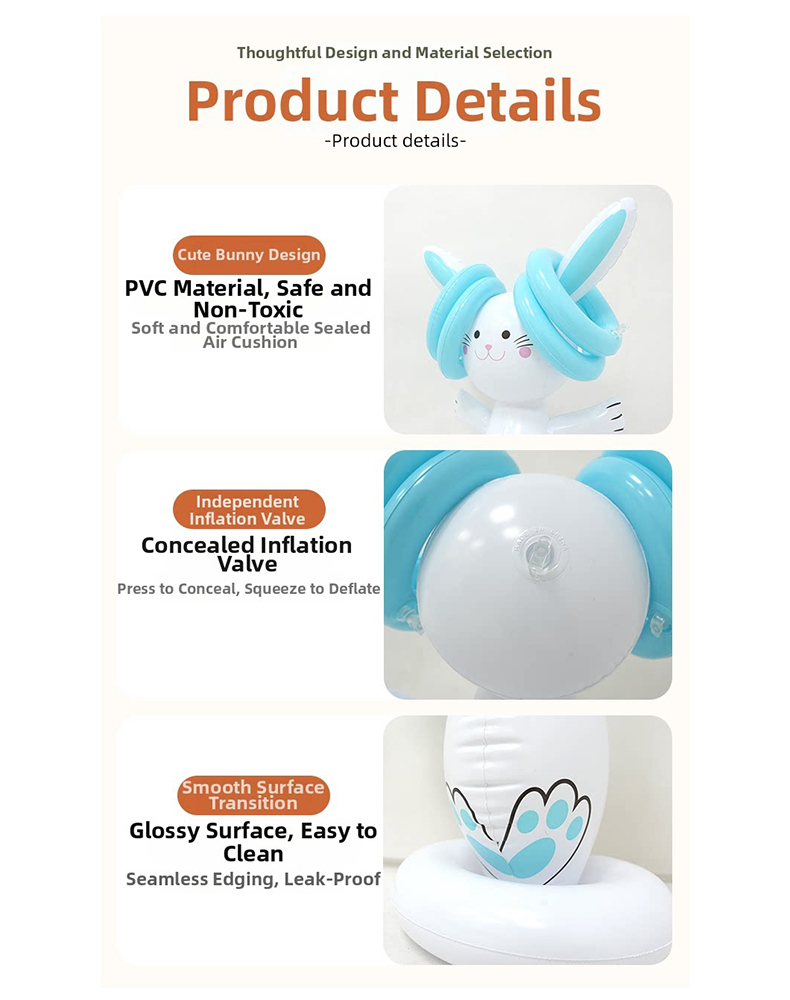 Easter Inflatable Bunny Ring T - đánh giá và giá Kids Outdoor Games For Party