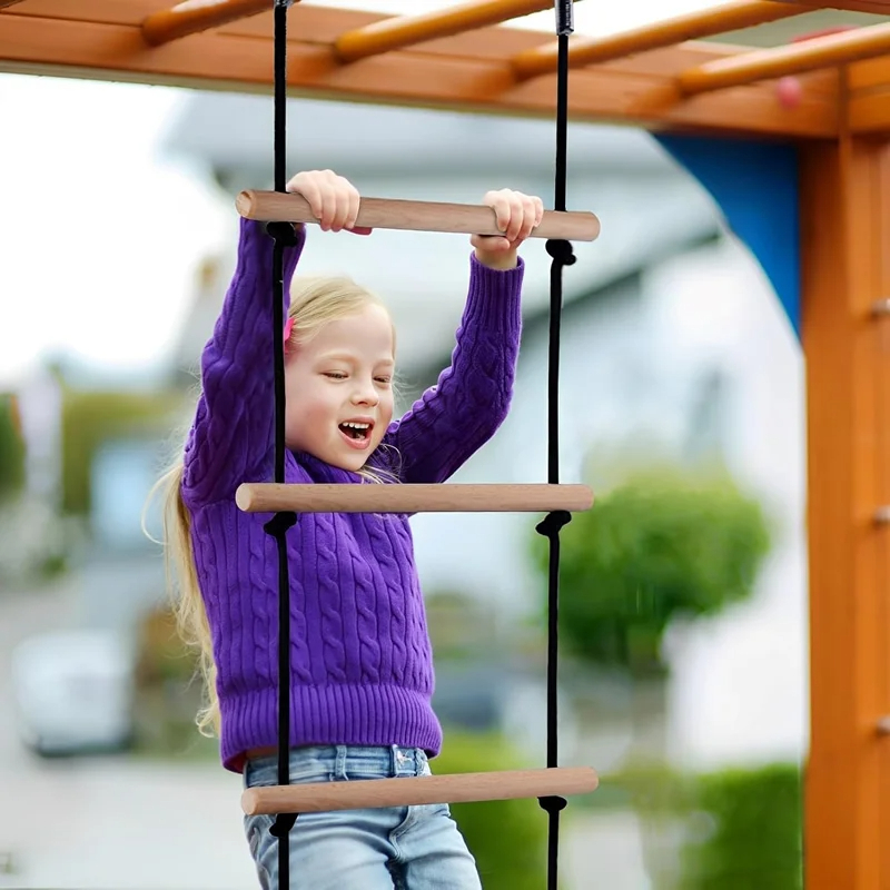 Children Climbing Rope Ladder  - đánh giá và giá Kids Outdoor Swing