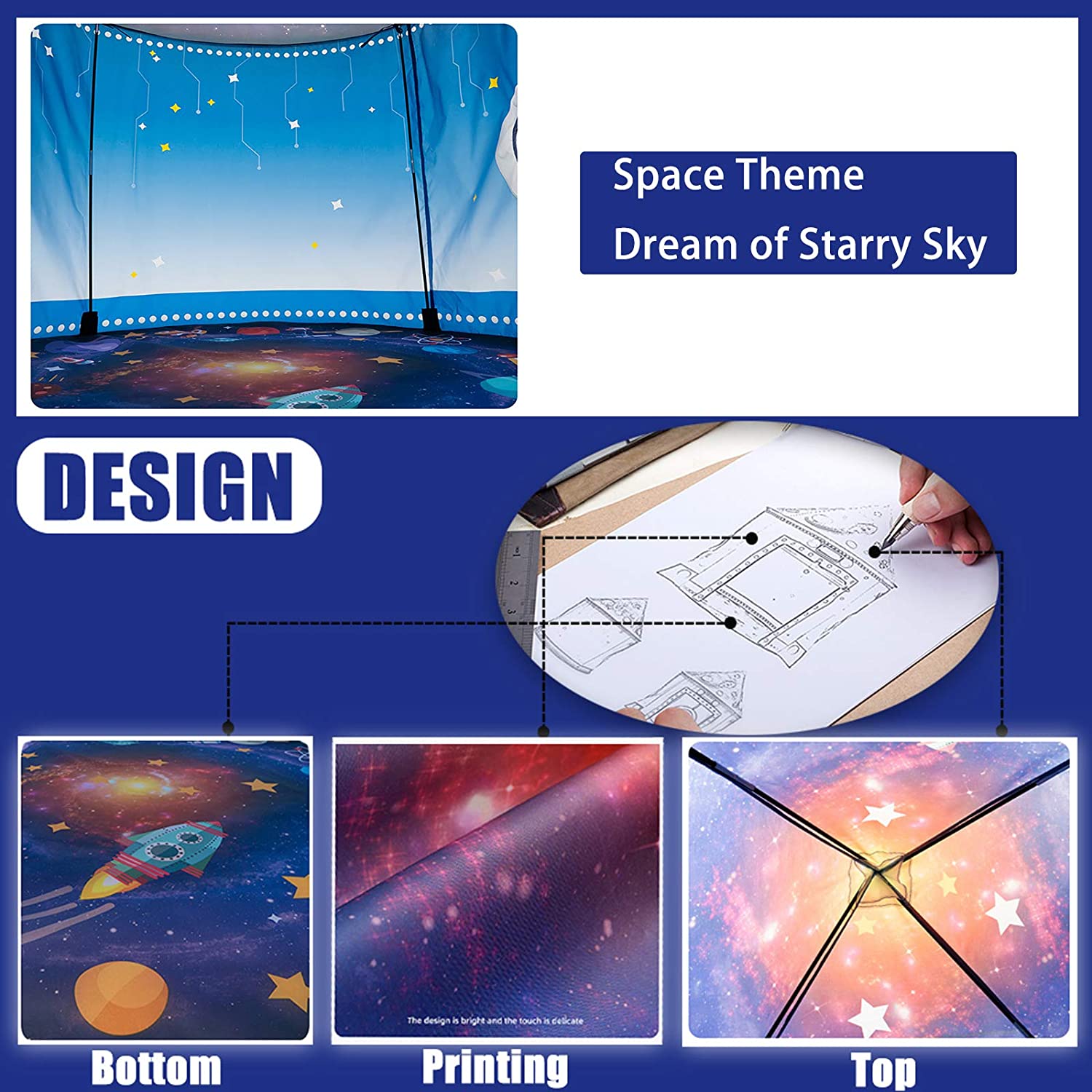 Rocket Ship Kids Tent Pop Up P - đánh giá và giá Kids Outdoor Play Table