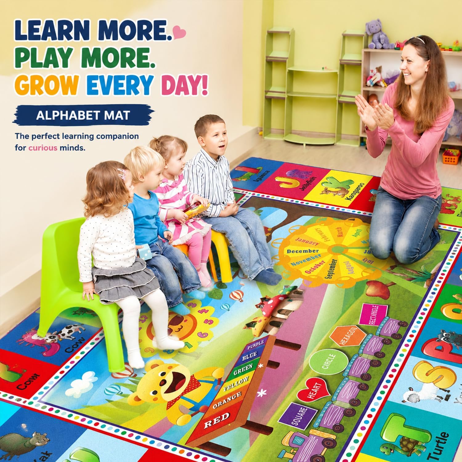 Large Colorful ABC Kids Play R - đánh giá và giá Kids Outdoor Play Area