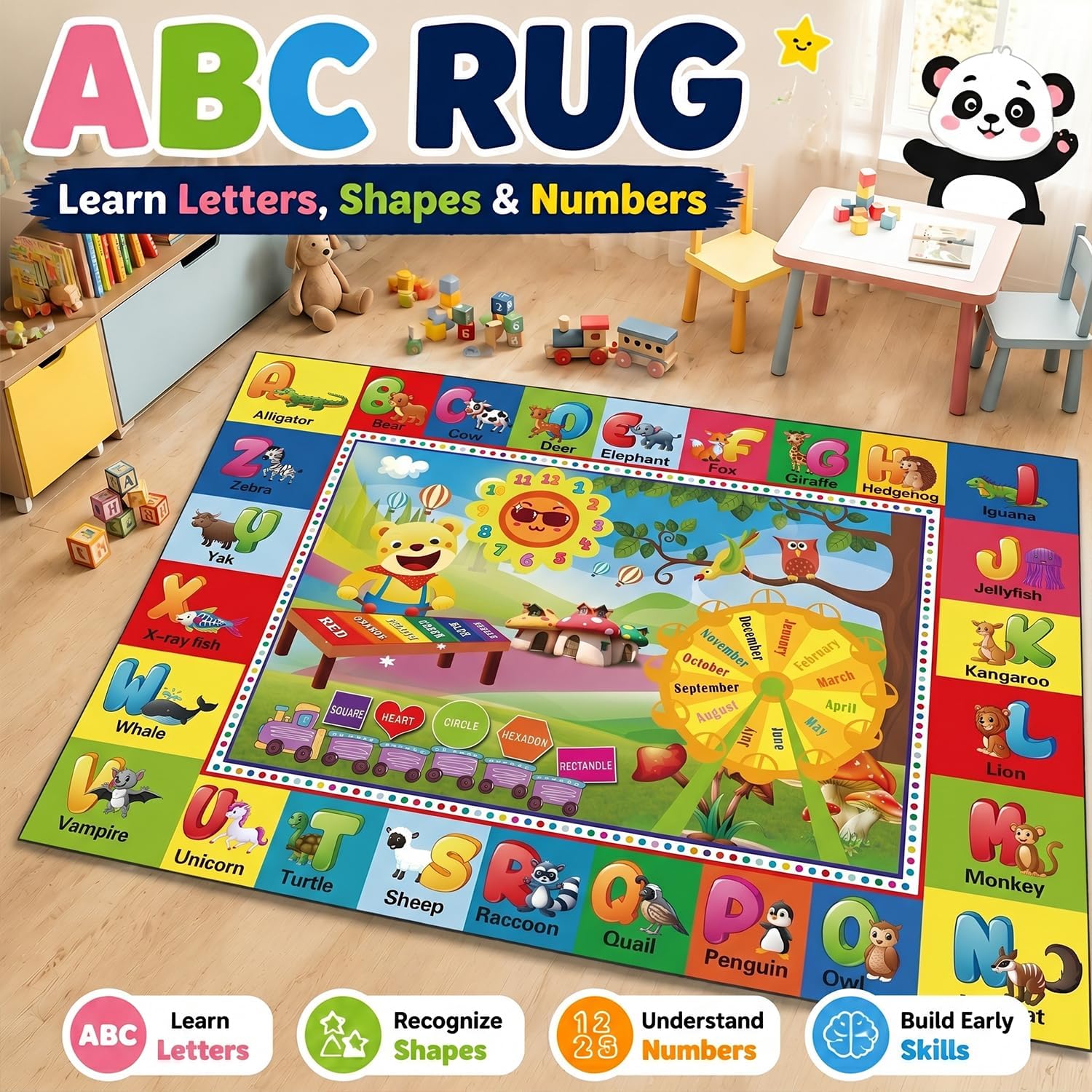 Large Colorful ABC Kids Play R - đánh giá và giá Kids Outdoor Play Area