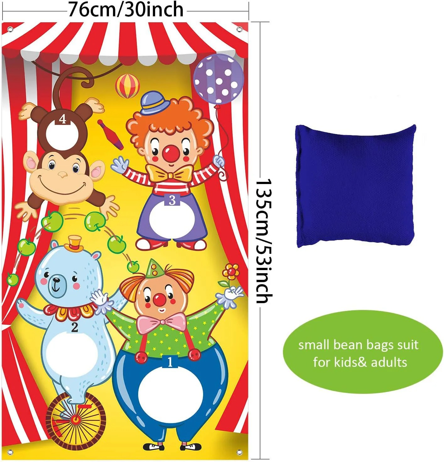 Circus Clown Monkey Bear Bean  - đánh giá và giá Kids Outdoor Grill