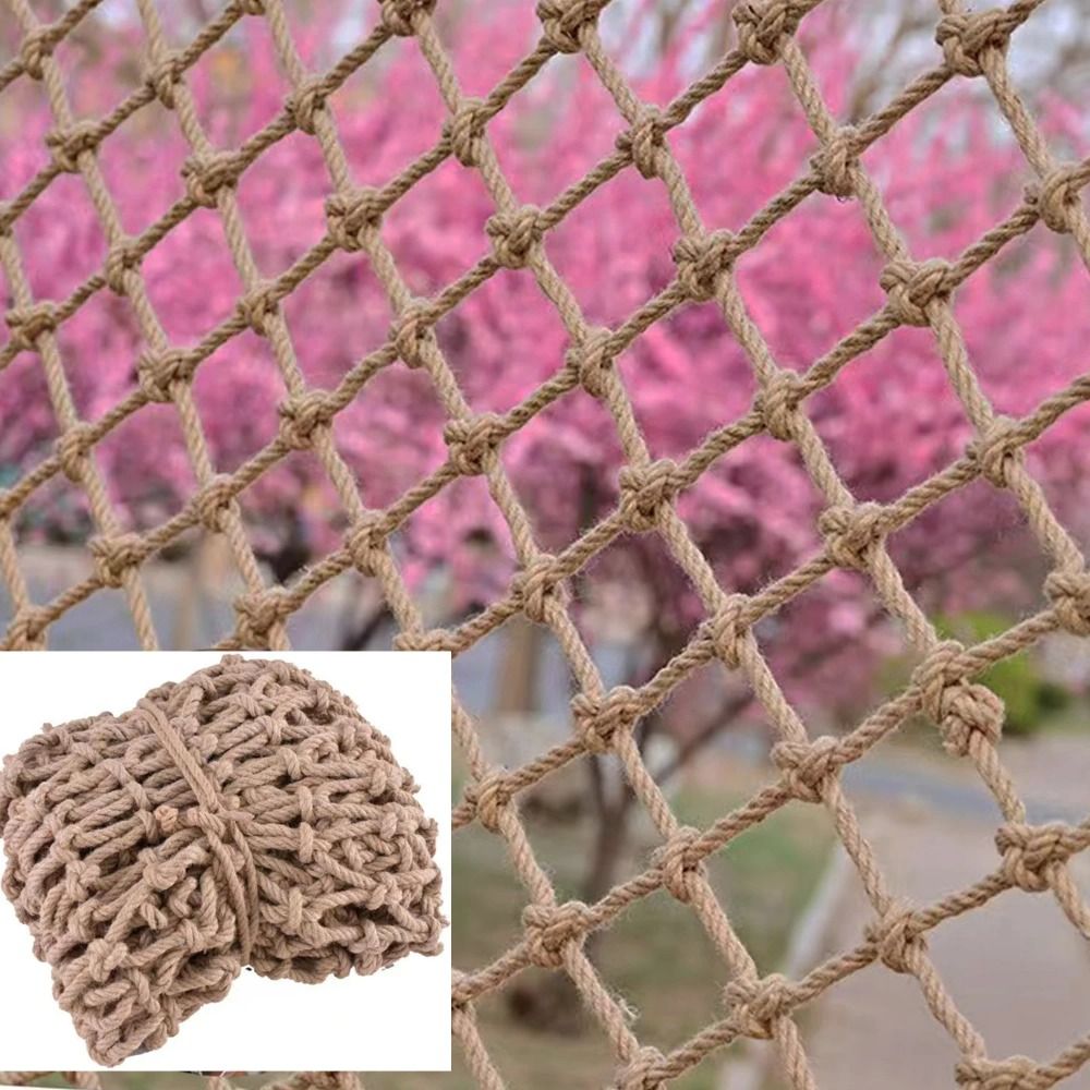Hemp Rope Climbing Net Nature  - đánh giá và giá Kids Outdoor Net