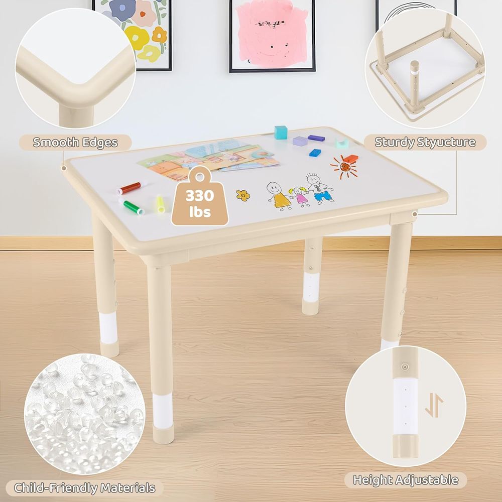 Kids Table and 4 Chairs Set, H - đánh giá và giá Kids Outdoor Table And Chairs