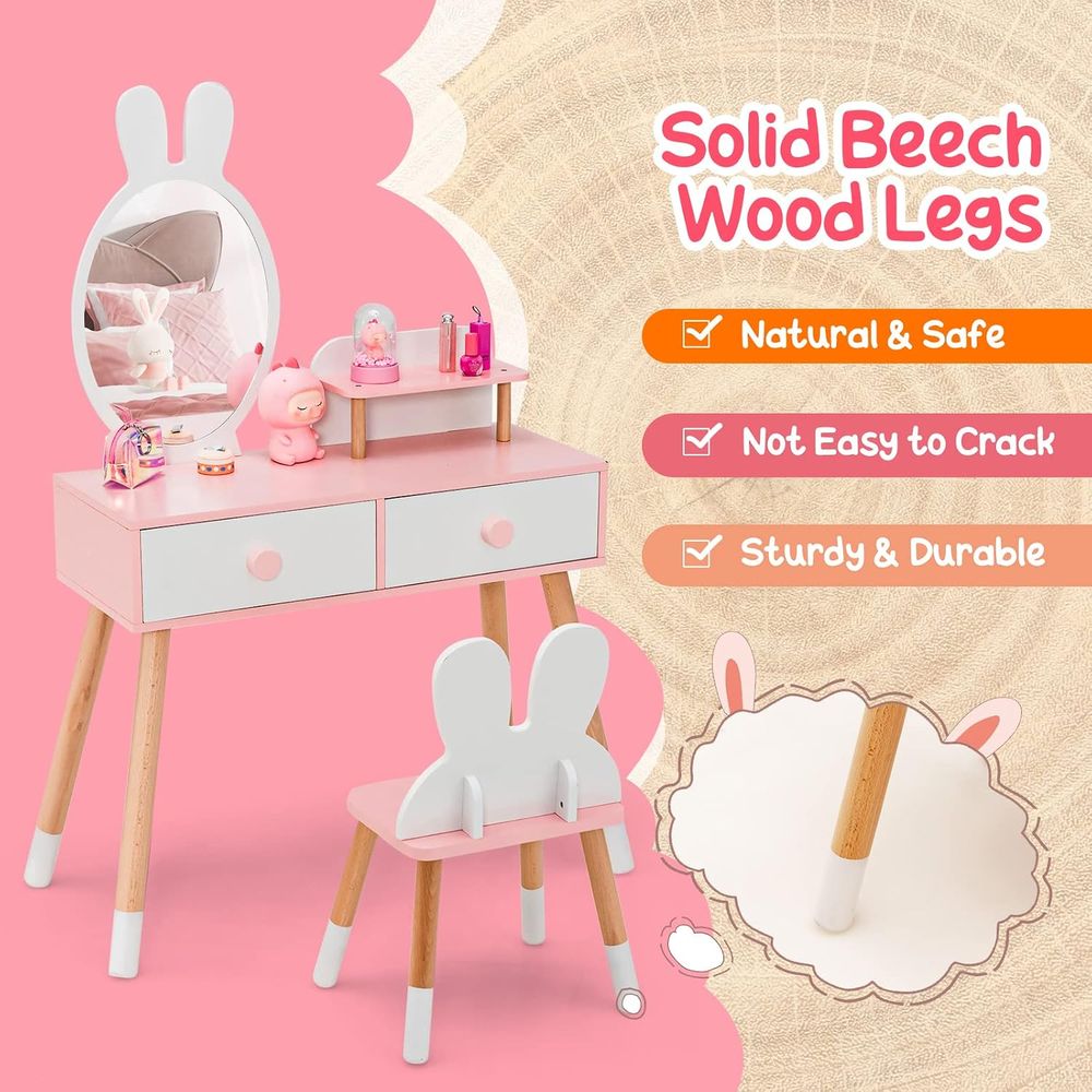 Kids Vanity Set, Girls Vanity  - đánh giá và giá Kids Outdoor Table And Chairs
